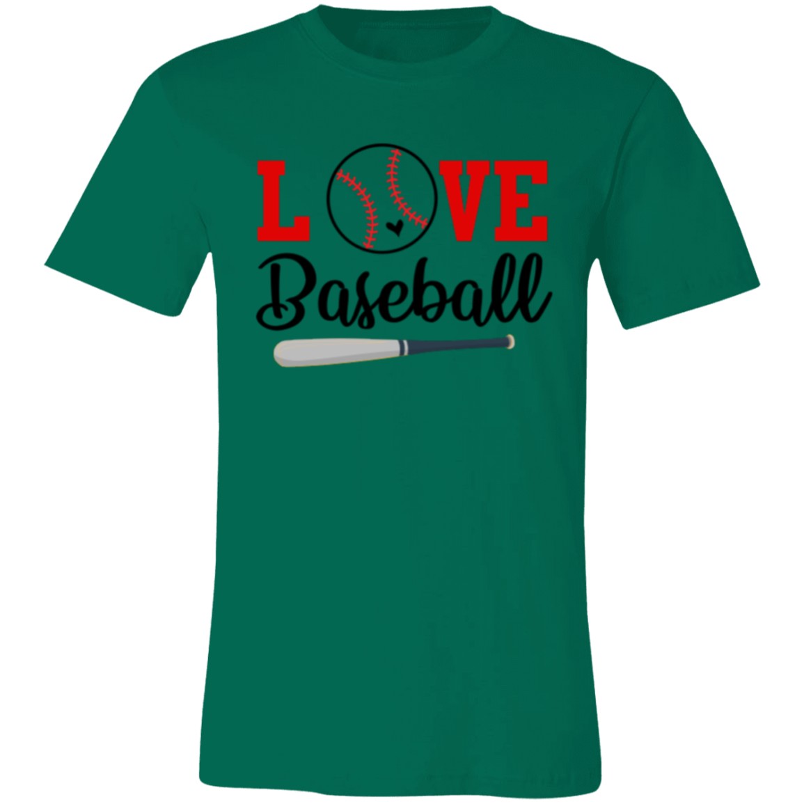 Love Baseball - Unisex Jersey Short-Sleeve T-Shirt