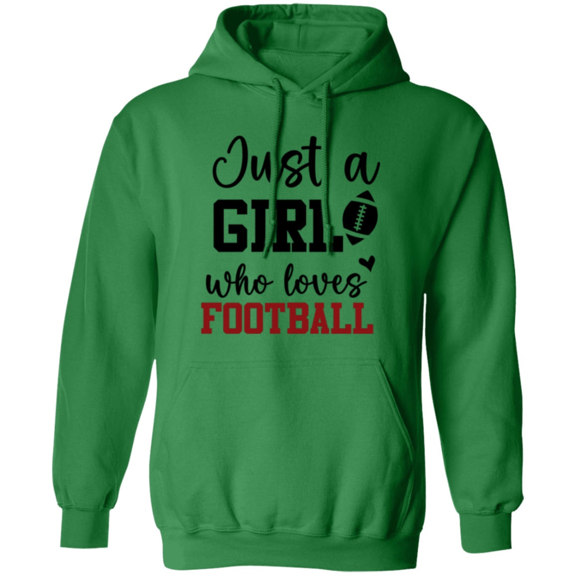 Just a Girl Who Loves Football - Pullover Hoodie