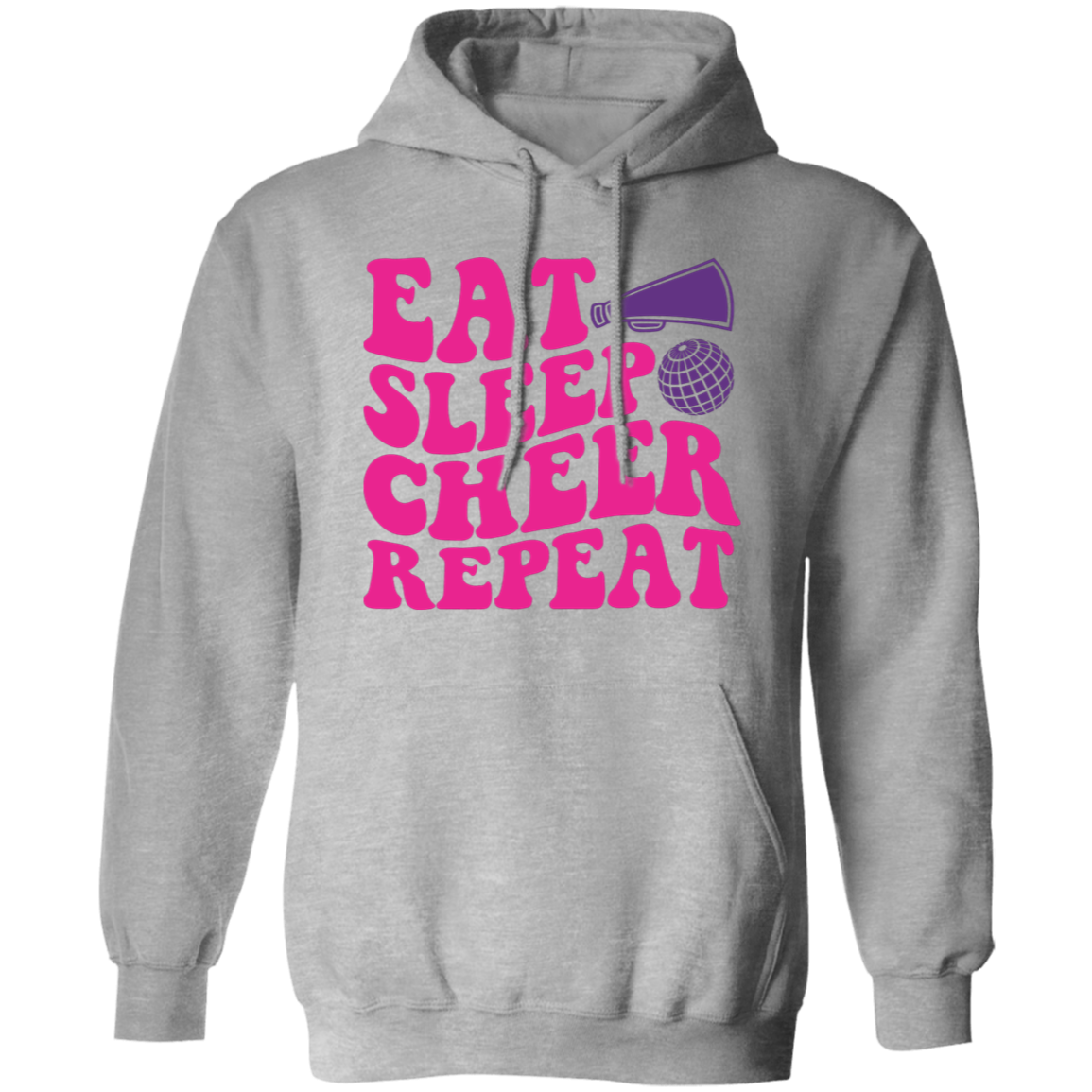 Eat Sleep Cheer Repeat - Pullover Hoodie