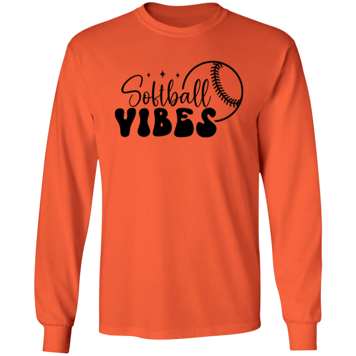 Softball Vibes - Long Sleeve T-Shirt 5.3 oz.