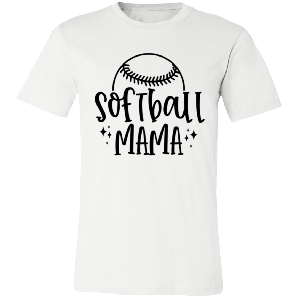 Softball MAMA - Unisex Jersey Short-Sleeve T-Shirt