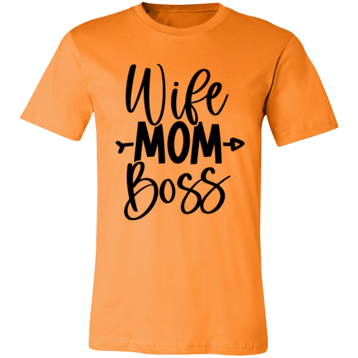 Wife MOM Boss - Unisex Jersey Short-Sleeve T-Shirt