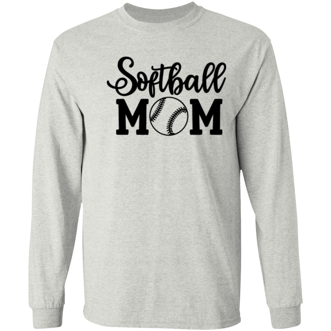 Softball Mom - Long Sleeve T-Shirt 5.3 oz.