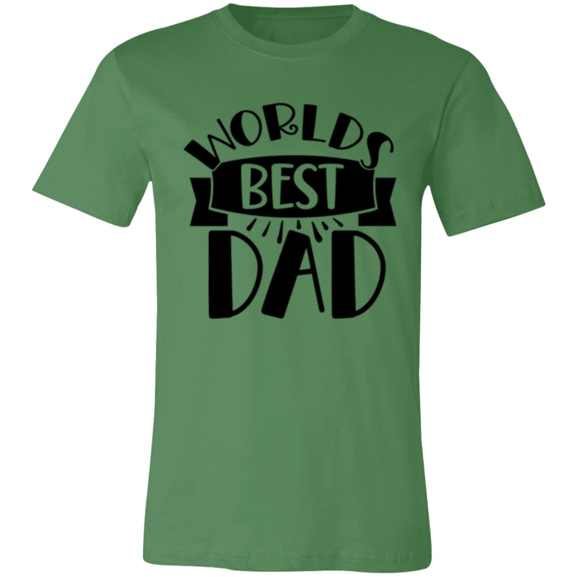 WORLDS BEST DAD - Unisex Jersey Short-Sleeve T-Shirt