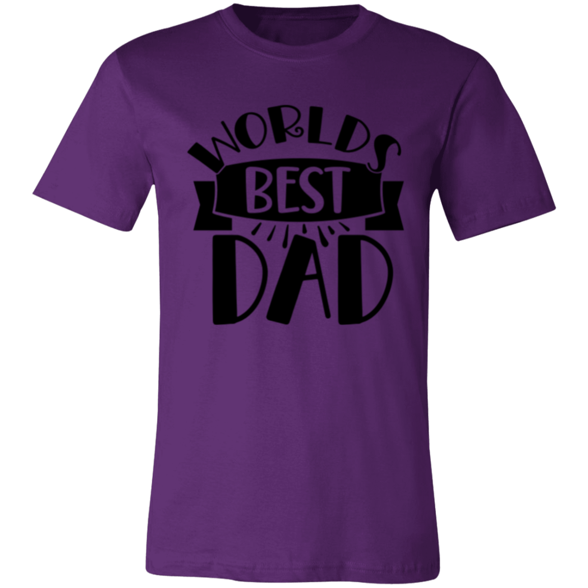 WORLDS BEST DAD - Unisex Jersey Short-Sleeve T-Shirt