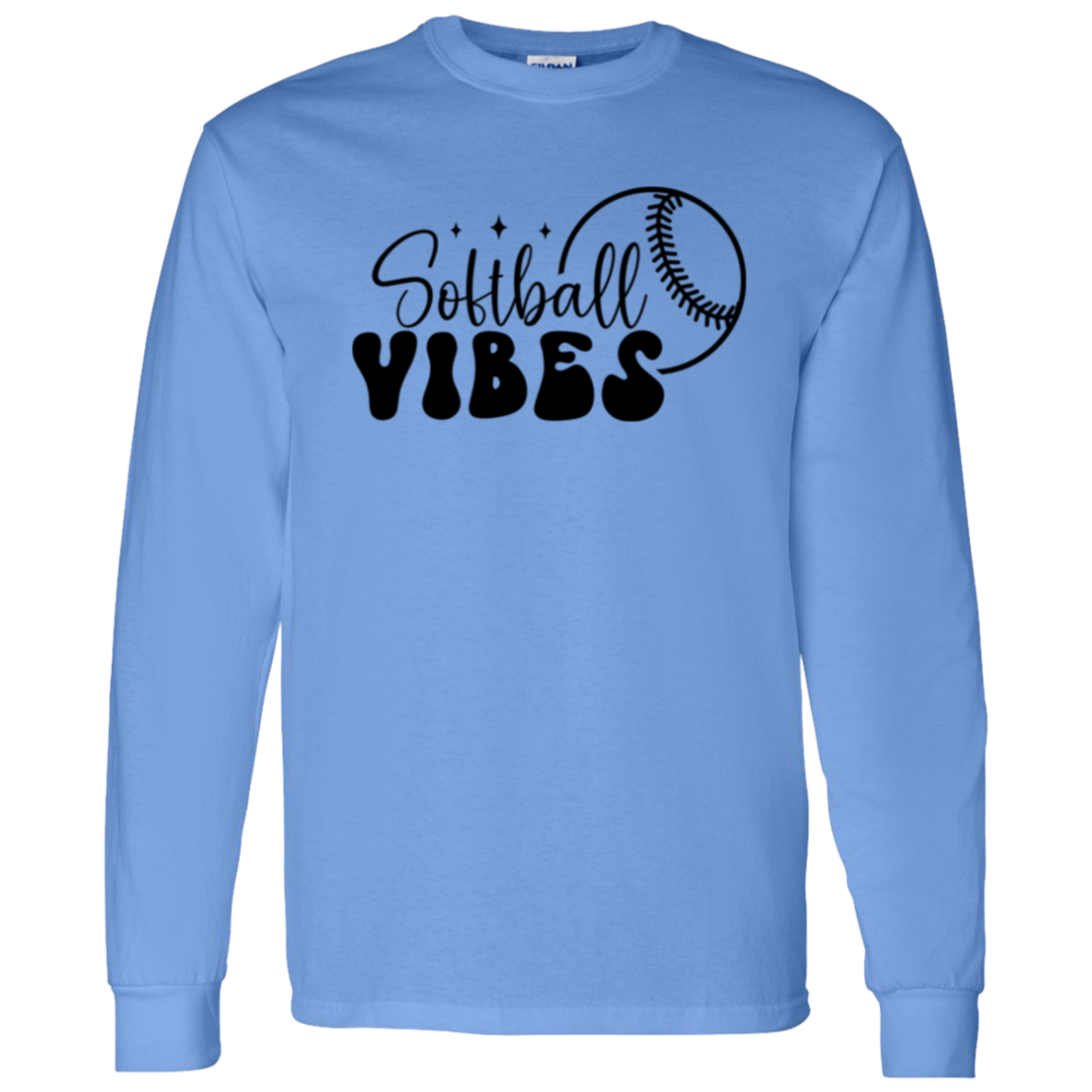 Softball Vibes - Long Sleeve T-Shirt 5.3 oz.