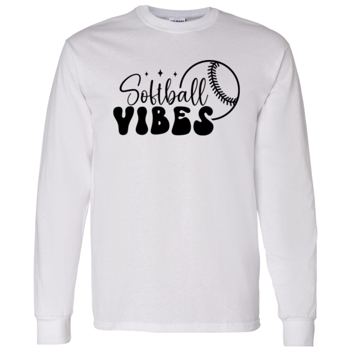 Softball Vibes - Long Sleeve T-Shirt 5.3 oz.