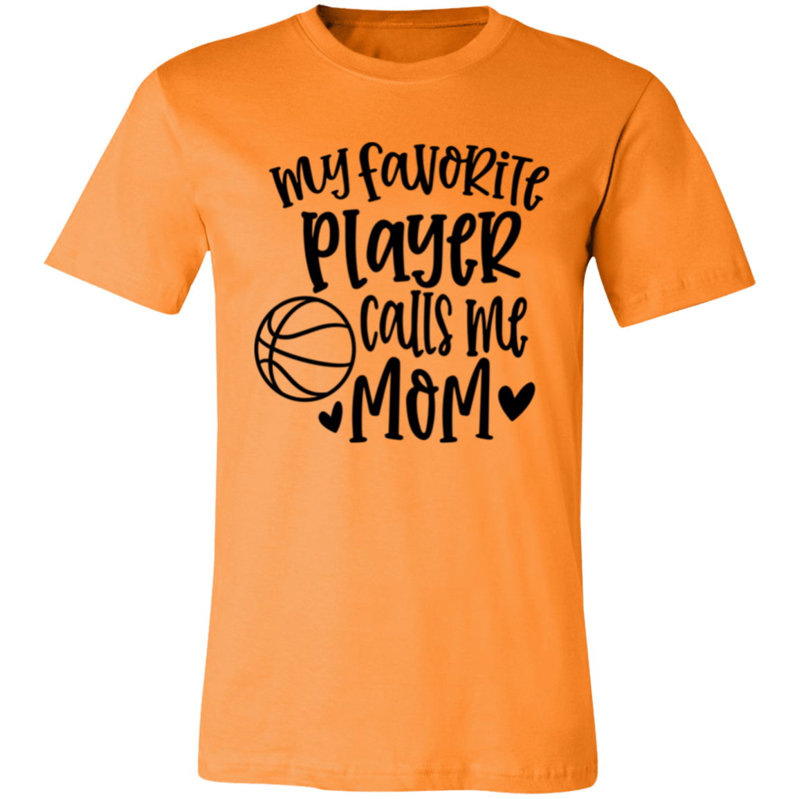 My Favorite Player Calls Me Mom - Unisex Jersey Short-Sleeve T-Shirt