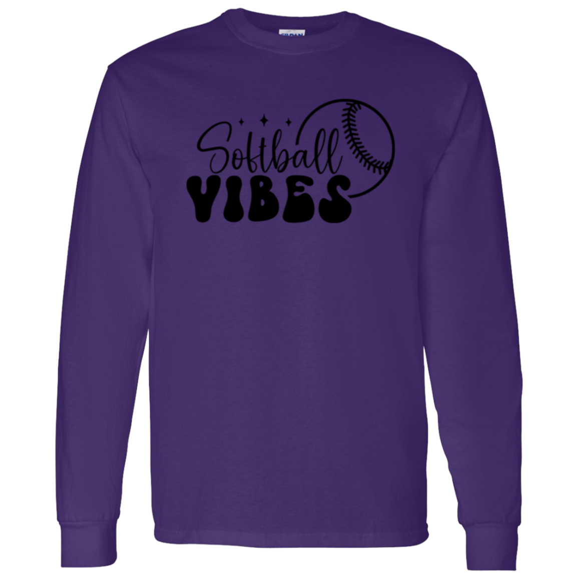 Softball Vibes - Long Sleeve T-Shirt 5.3 oz.