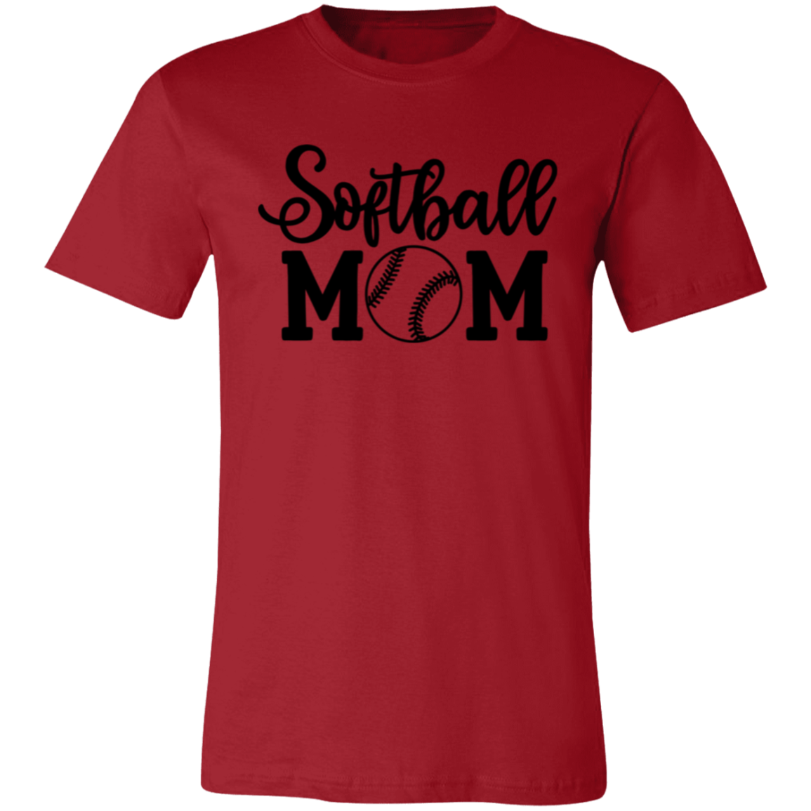 Softball Mom - Unisex Jersey Short-Sleeve T-Shirt