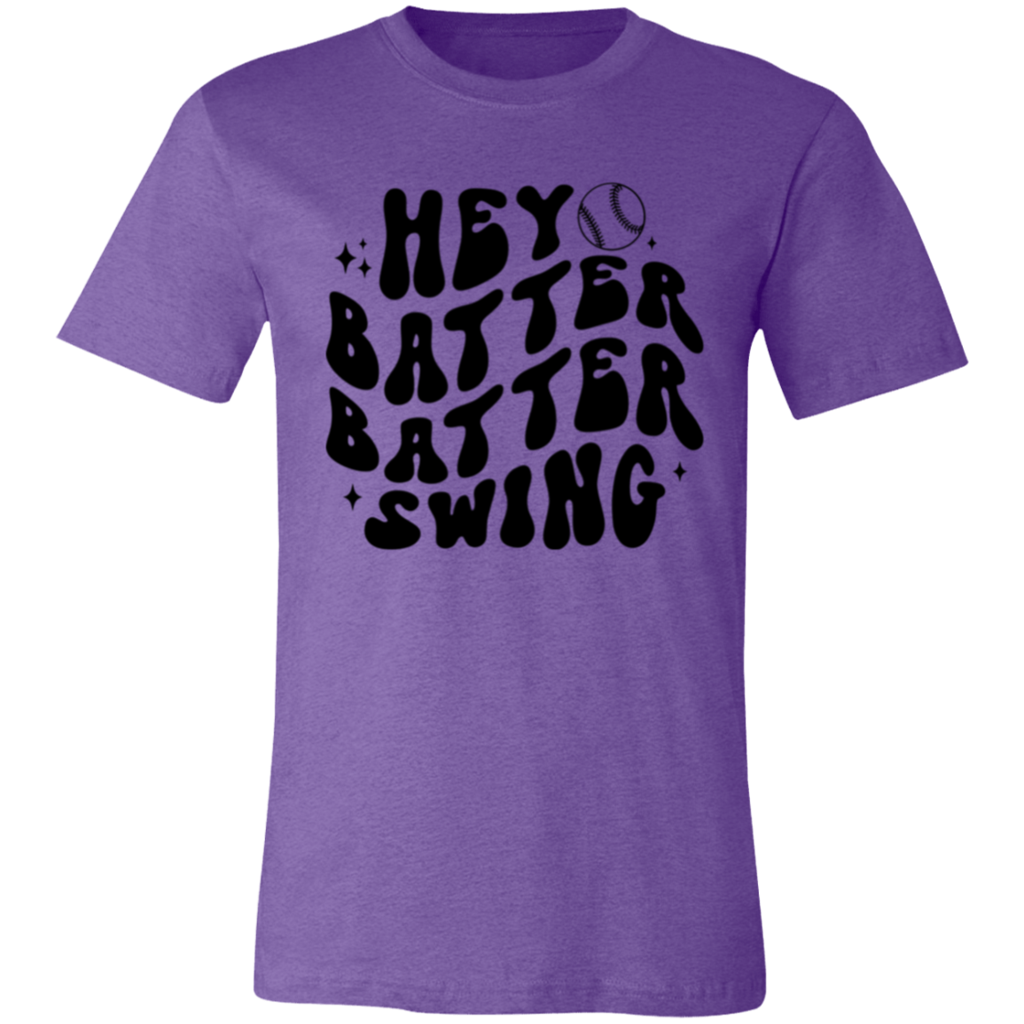 Hey Batter Batter Swing -  Unisex Jersey Short-Sleeve T-Shirt