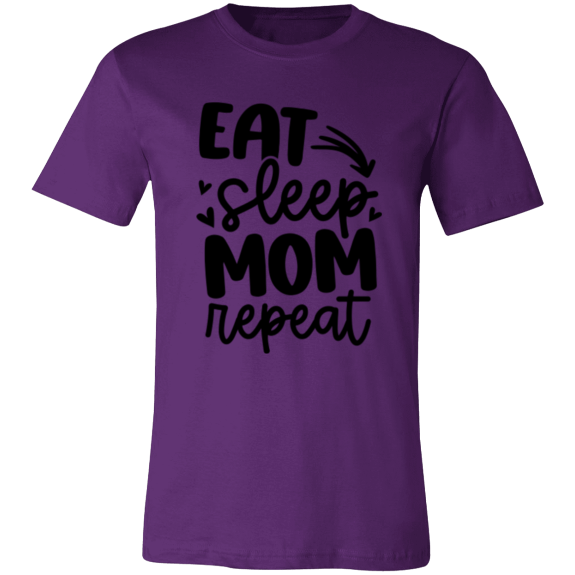 Eat Sleep MOM Repeat - Unisex Jersey Short-Sleeve T-Shirt