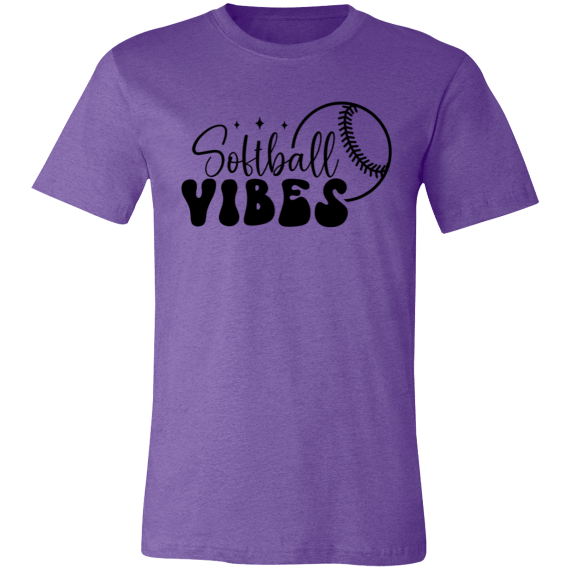 Softball Vibes - Unisex Jersey Short-Sleeve T-Shirt