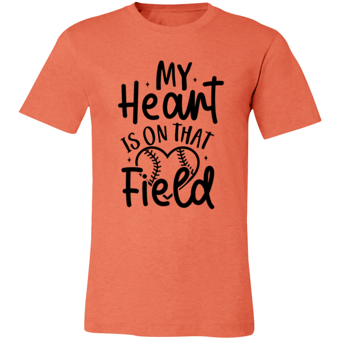 My Heart Is On That Field - Unisex Jersey Short-Sleeve T-Shirt