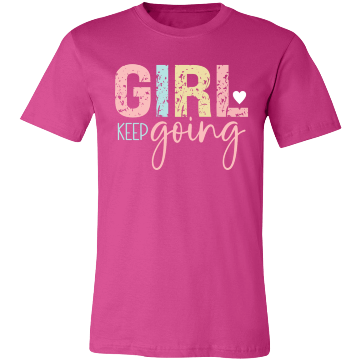 GIRL Keep Going - Unisex Jersey Short-Sleeve T-Shirt