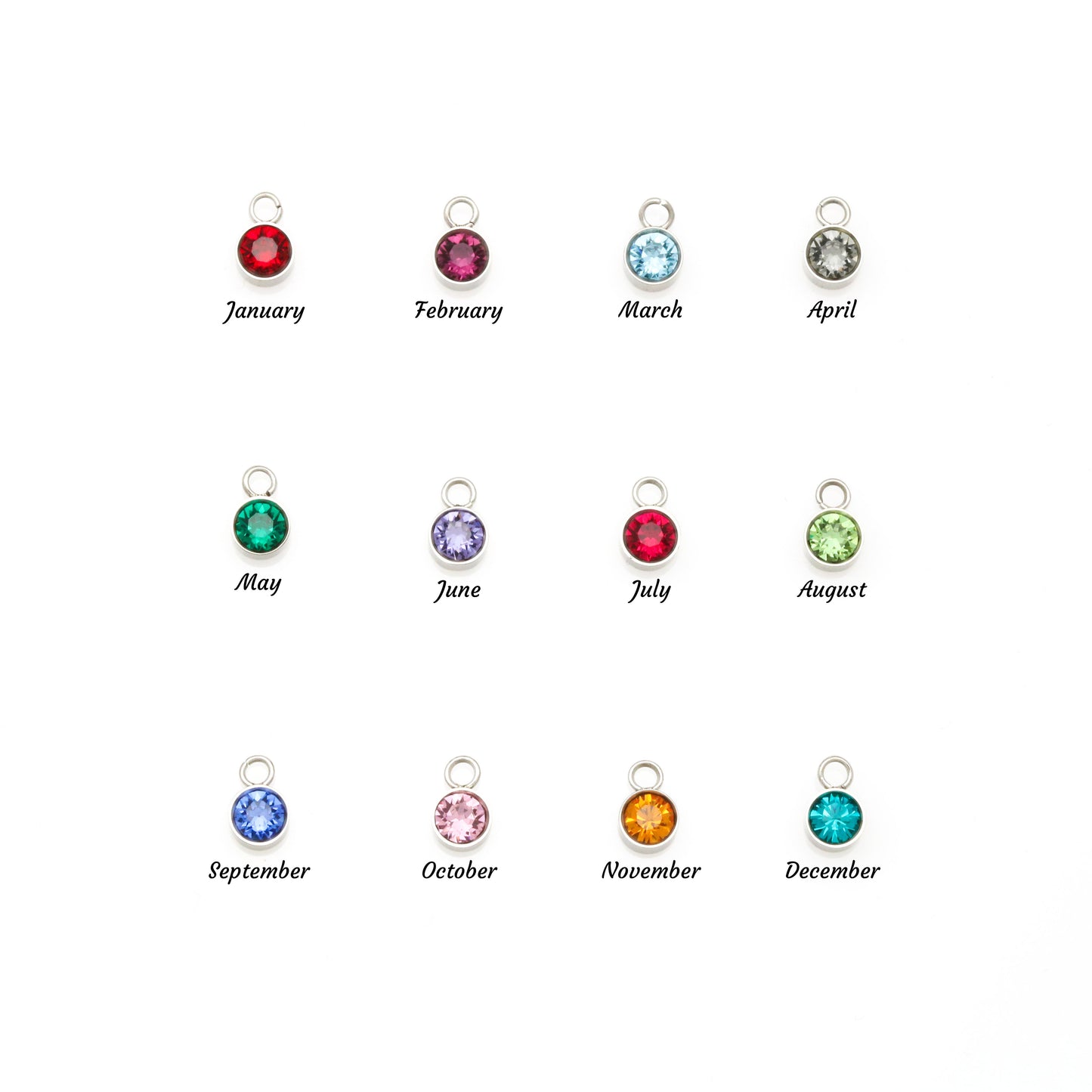 Personalized Name Necklace for Daughter – Athlete Gift from Mom – Custom Name Jewelry with Birthstone